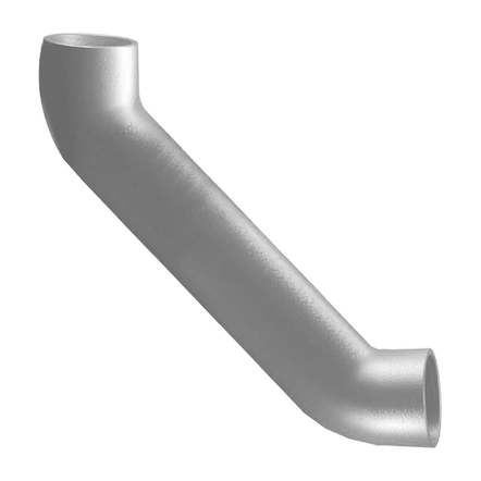 Отвод с успокоительным участком 90° BML DN 100х88