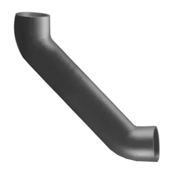 Отвод с успокоительным участком 90° KML DN 100х88