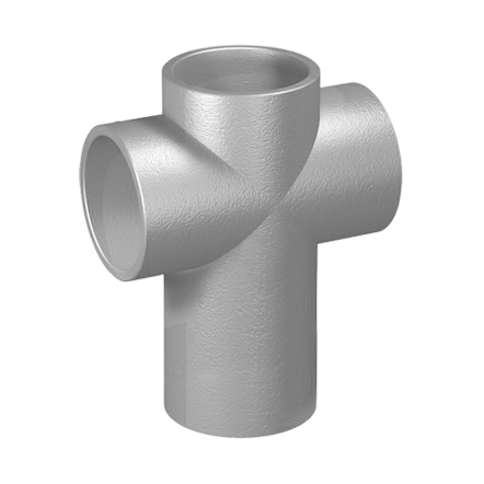 Крестовина с удлиненной стороной BML DN 100x100x100