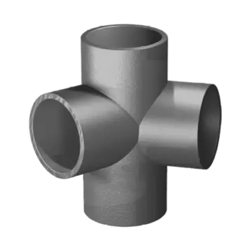 Крестовина двухплоскостная 88° KML DN 80х80х80х88