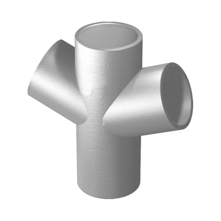 Крестовина 45° BML DN 100х100х100х45