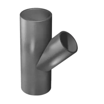 Тройник косой переходной 45° KML DN 70х50х45